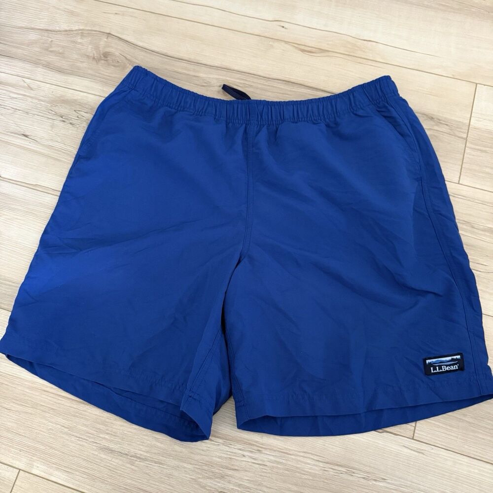 LL Bean Blue Swim Trunks Size L